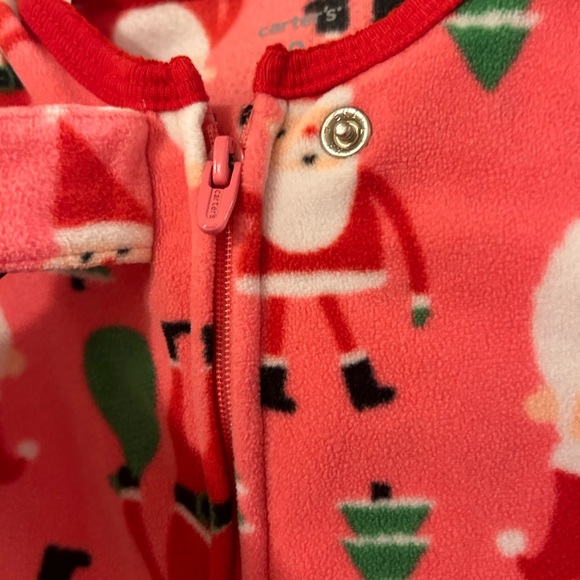 🎅Pink Santa / Christmas fleece sleeper - Picture 2 of 4